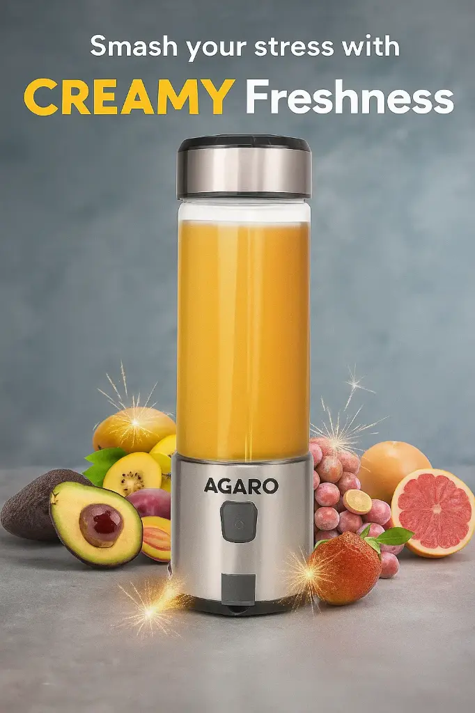Agaro 220 W Mini Portable Juicer Blender